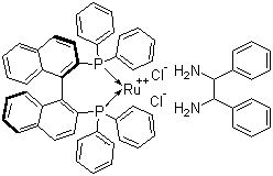 DICHLORO[(R)-(+)-2,2'-BIS(DIPHENYLPHOSPHINO)-1,1'-BINAPHTHYL][(1R,2R)-(+)-1,2-DIPHENYLETHYLENEDIAMINE]RUTHENIUM (II)