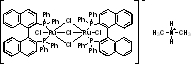 Dimethylammoniumdichlorotri(mu-chloro)bis[(R)-(+)-2,2'-bis(diphenylphosphino)-1,1'-binaphthyl]diruthenate(II)