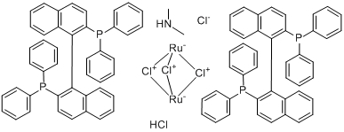 氯[(S)-(-)-2,2'-雙(二苯基膦)-1,1'-聯(lián)萘]釕(II)氯化物